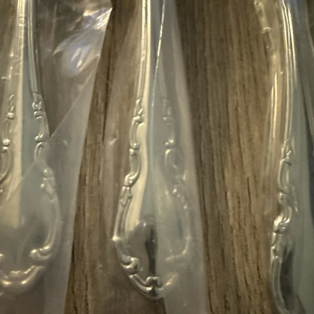 NEW 6 PCs RSVP Flatware‎ WIMBERLY Stainless 18/10 Glossy TEASPOONS NICE!